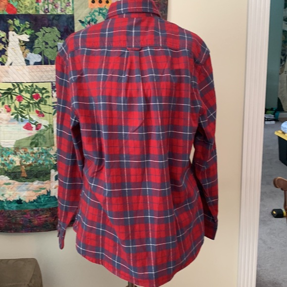 Jacks MFG. Heritage Flannel in red blue plaids L - Picture 3 of 6